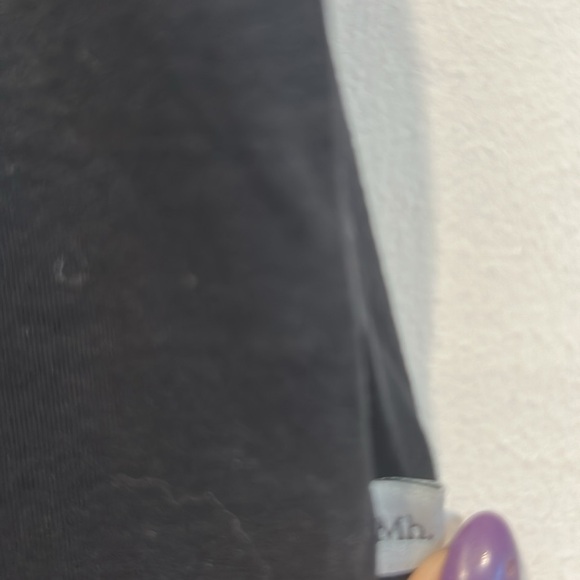 MADHAPPY women’s xs casual baby tee black / white streetwear T-shirt new w/o tag - Picture 4 of 7